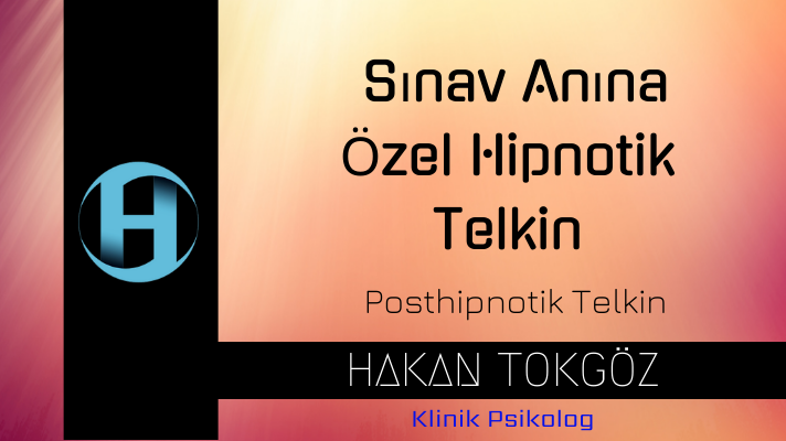 Sınav anında hipnoz