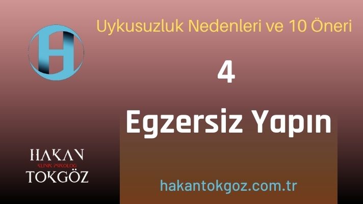 Egzersiz Yapın