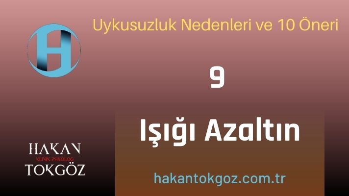 Uykusuzluk Nedenleri Işık
