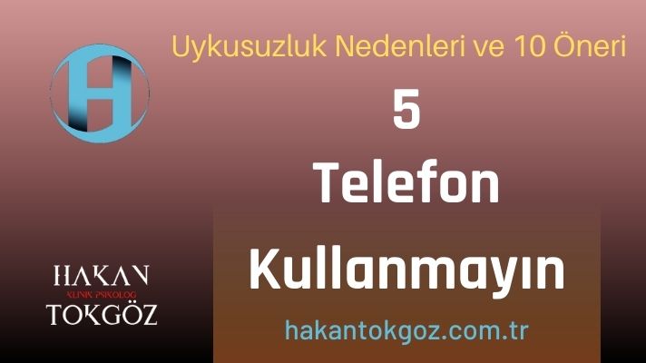 Yatarken Telefon Kullanmayın