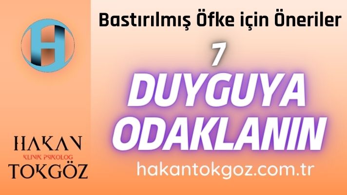 Öfkeye Odaklan