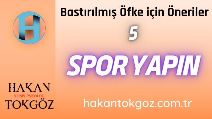 Bastırılmış Öfke Spor